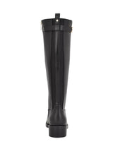 Women's Logo Patched High Boots,Black