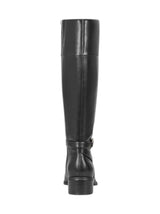 Women's Plain High Boots,Black