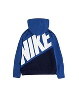 Kids Boy's Brand Logo Printed Back Jacket,Blue