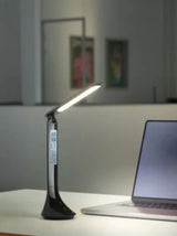 Battery Table Lamp With Clock