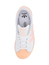 Superstar Kids Girl's Adidas Shoes,White/Coral