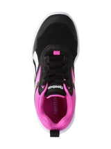 Reebok Rush Runner 5 Kids Girl's Shoes,Black/Pink