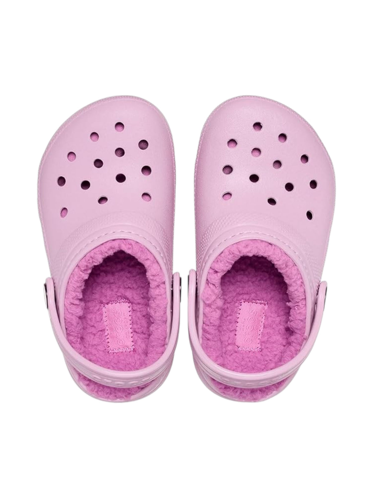 Women's Fur  Lined Crocs,Pink