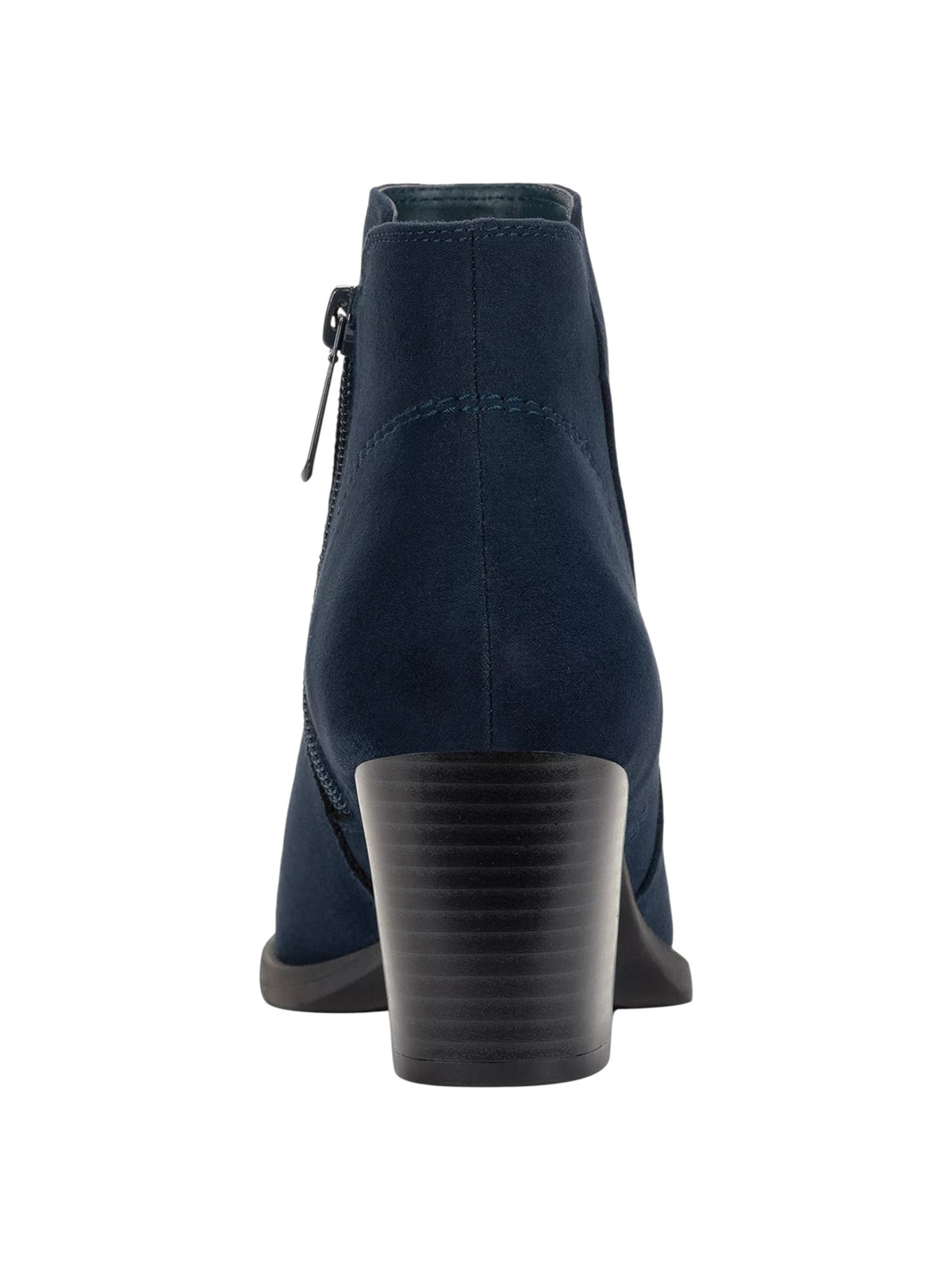 Women's Plain Velvet Ankle Boots,Navy