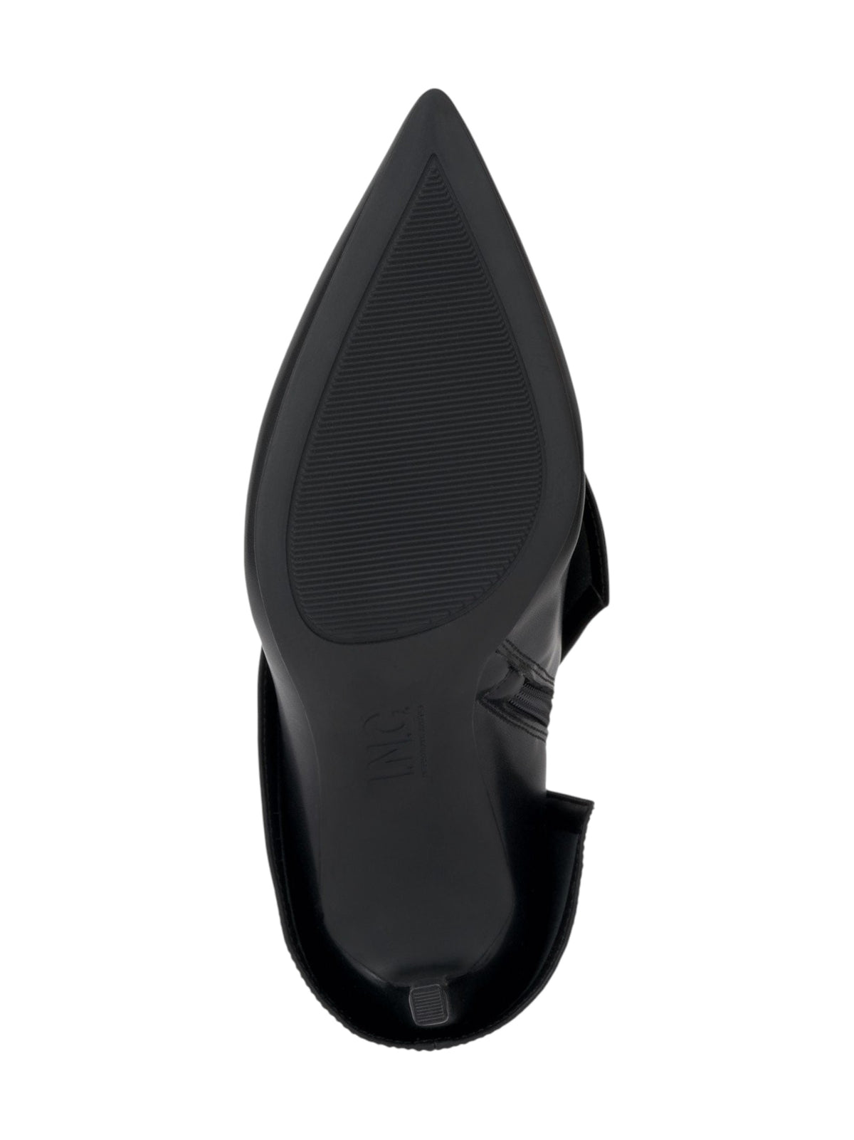 Women's Plain Leather Fold-Over Ankle Boots,Black