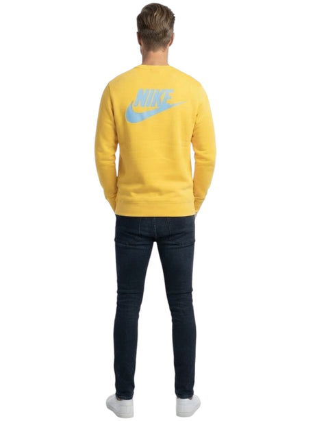 Men's Brand Logo Embroidered Top,Yellow