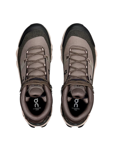 On Cloudrock Trek Waterproof Men's hiking boot,Brown