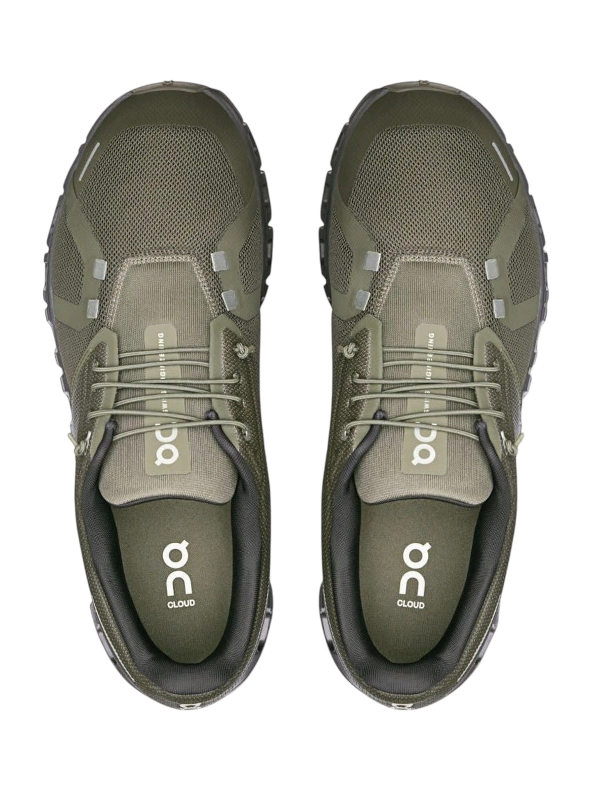 �On Cloud 6 Men's Running Shoes,Olive Green