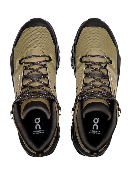 On Cloudrock Mid Waterproof Men's hiking boot ,Olive Green