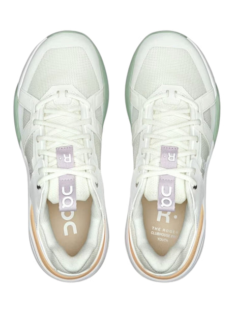 On The Roger Clubhouse Pro Youth Women's Running Shoes,White