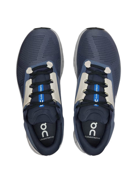 On Cloudstratus 3 Men's Running Shoes,Navy Blue
