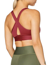 Image for Women's Elevate Sports Bra,Burgundy