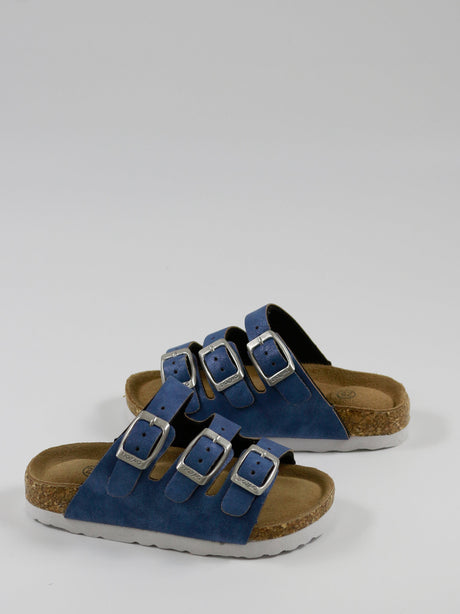 Image for Kids Girl Brillant  Cork Sandals,Blue