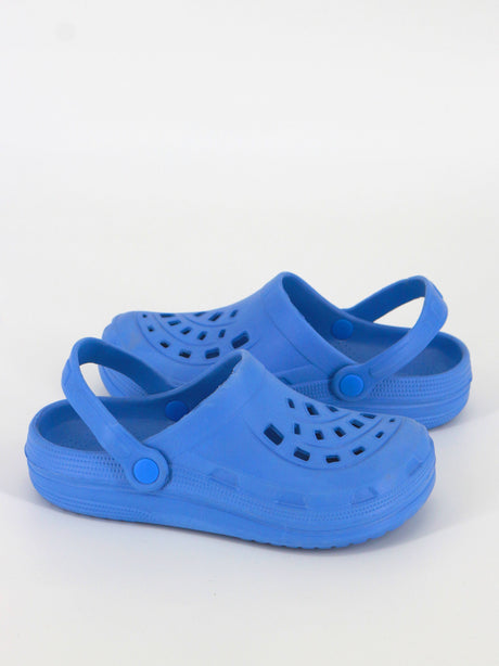 Kids Boy Plain Clogs Sandals,Blue