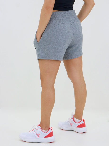 Image for Women's Brand Logo Embroidered Sport Short,Grey