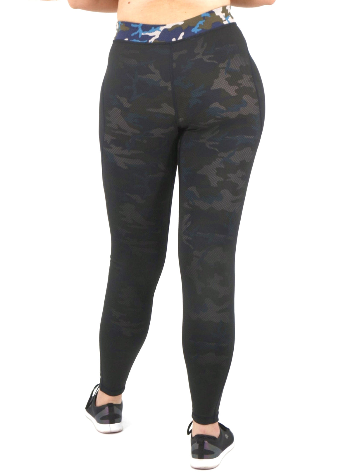 Image for Women's Camo Waist Legging,Black