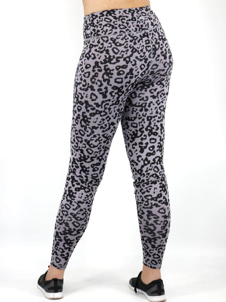 Image for Women's Leopard Printed Legging,Grey