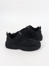 Women's Textured Sneakers,Black