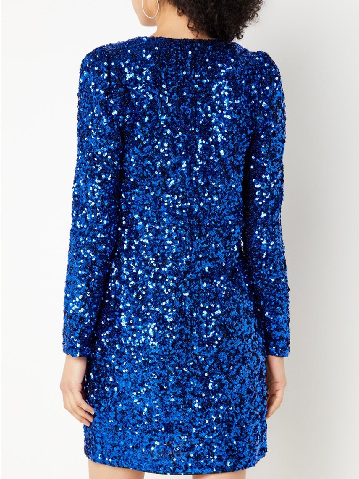 Women's Sequined Dress,Blue