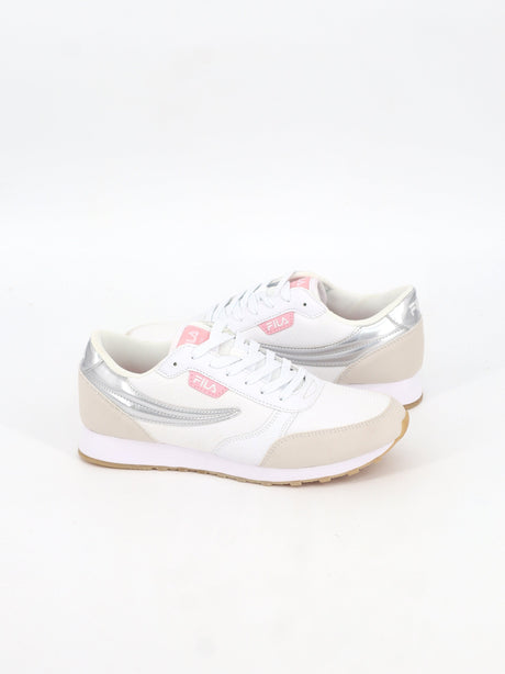 Women's Textured Sneakers,White/Light Beige