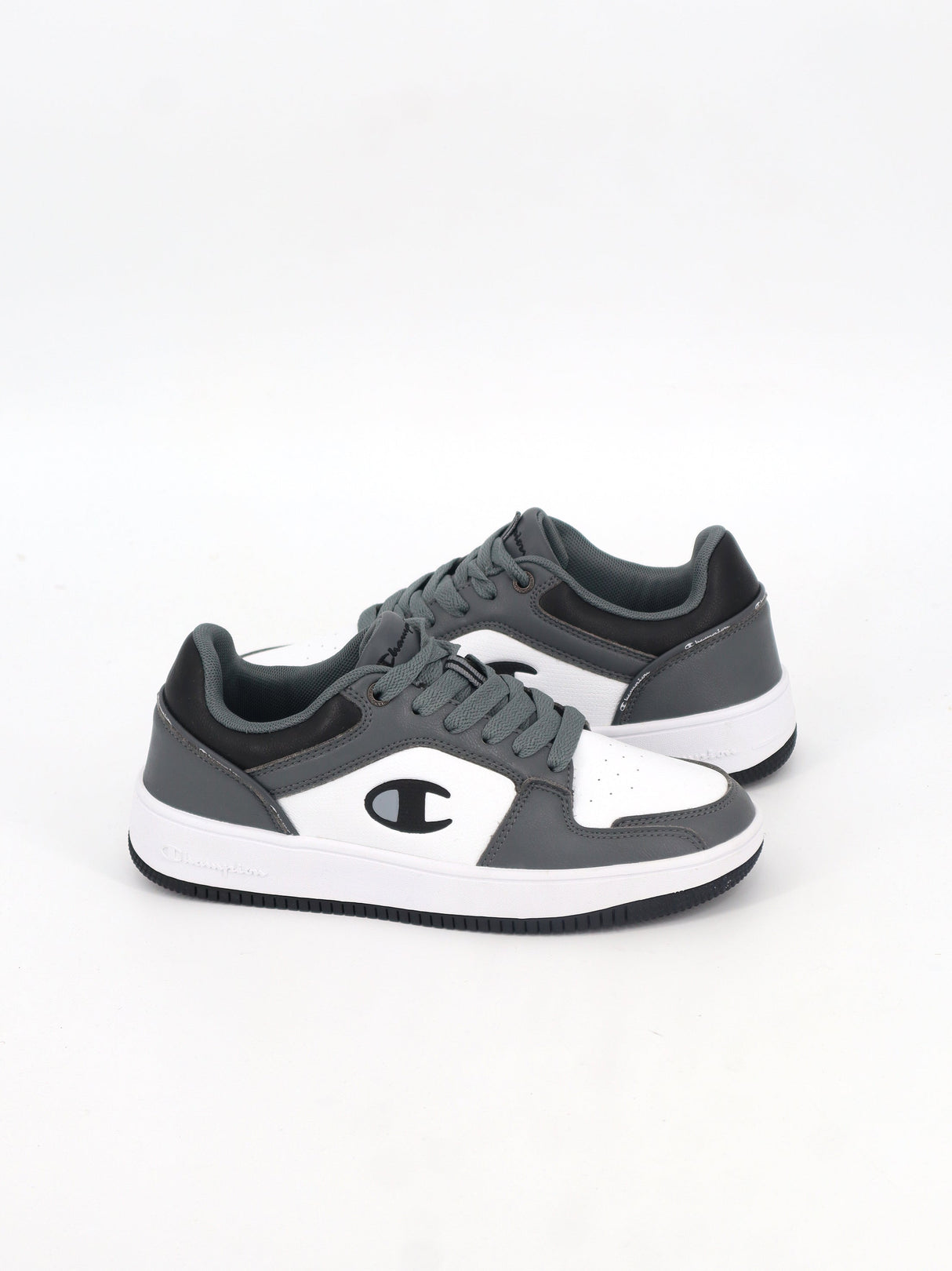 Men's Brand Logo Printed Sneakers,Grey/White