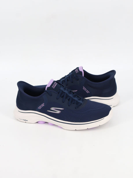 Men's Brand Logo Printed Running Shoes,Navy