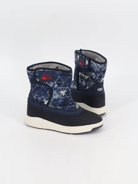 Image for Kids Boy's Printed Ankle Boots,Navy/Black