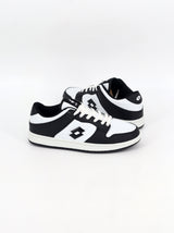 Image for Men's Brand Logo Embroidered Sneakers,Black/White