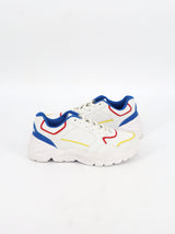 Women's Textured Sneakers,White