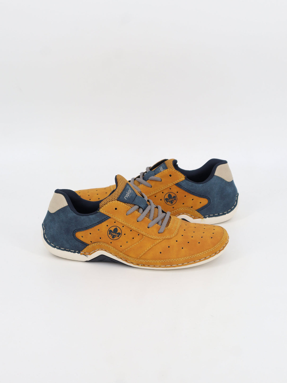 Men's Textured Casual Shoes,Brown/Navy