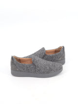 Women's Plain Slip On Shoes,Grey