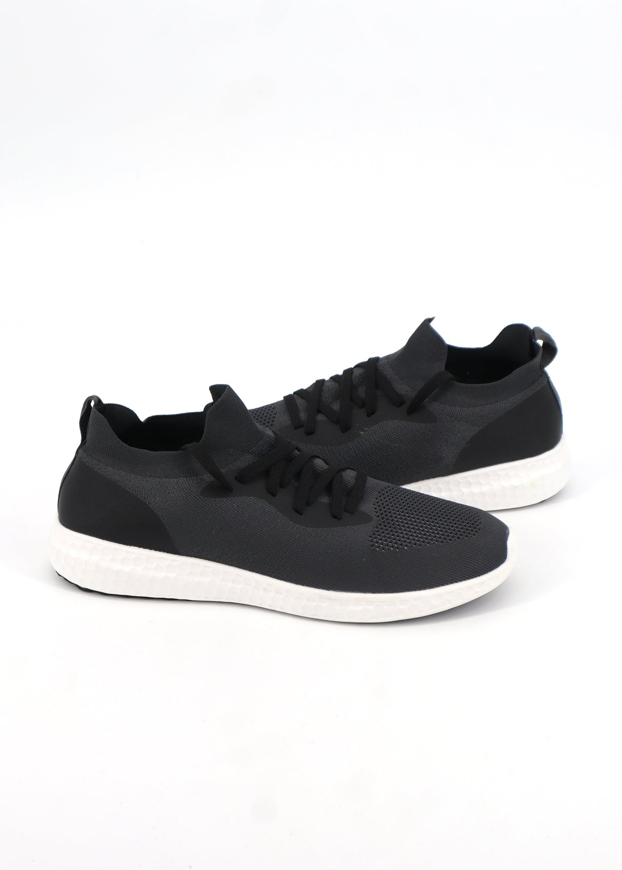 Men's Textured Trainers,Dark Grey