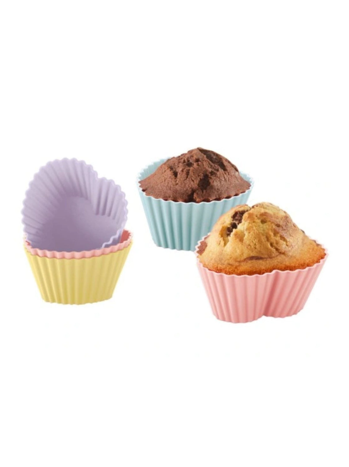 Heart Shaped Silicone Cupcake