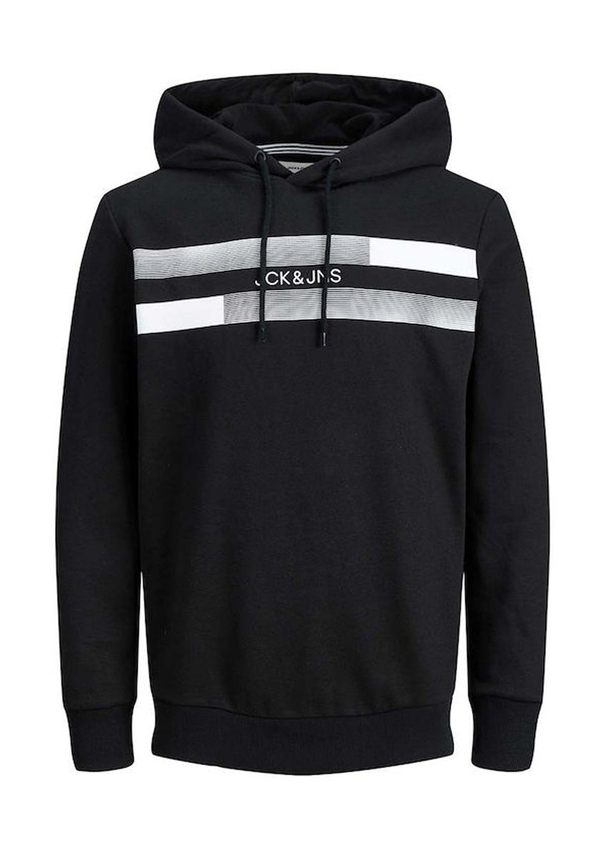 Men's Printed Hoodie,Black