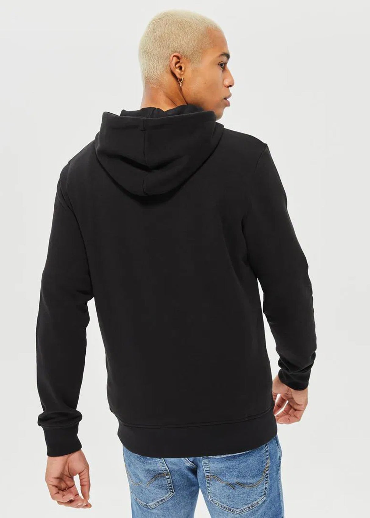 Men's Graphic Printed Hoodie,Black