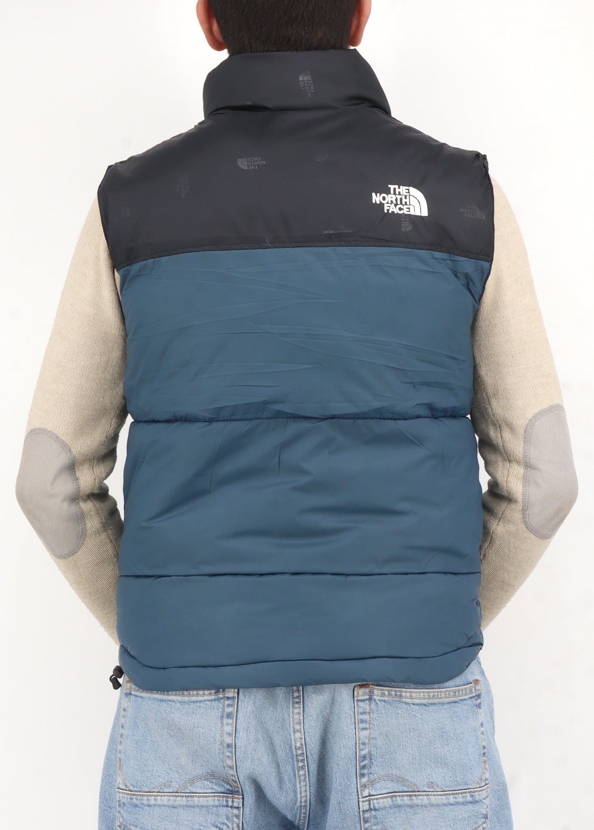 Men's Colorblocked Vest,Black/Blue