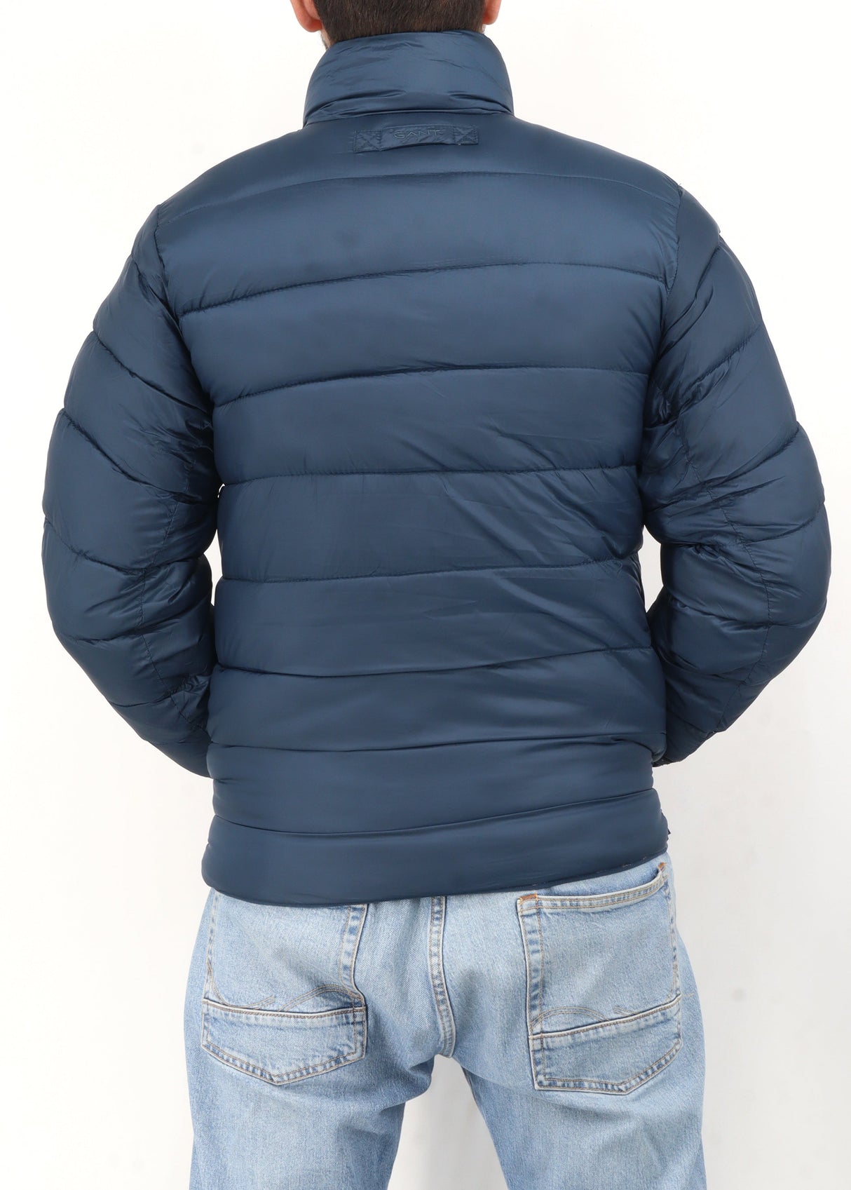 Image for Men's Quilted Jacket,Navy