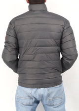 Image for Men's Quilted Jacket,Grey