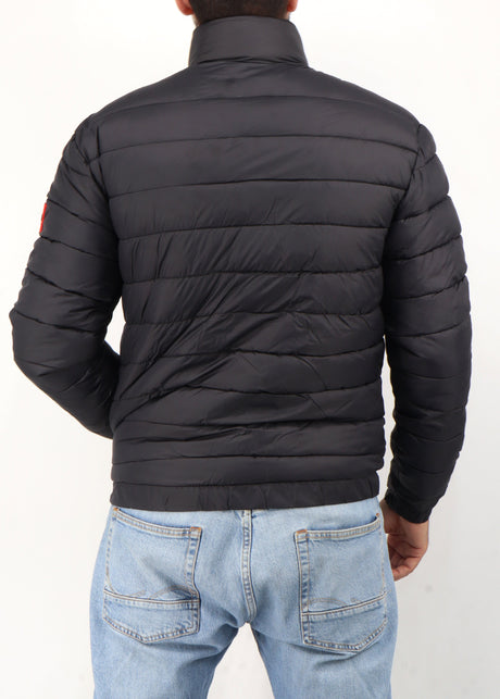 Image for Men's Quilted Jacket,Black