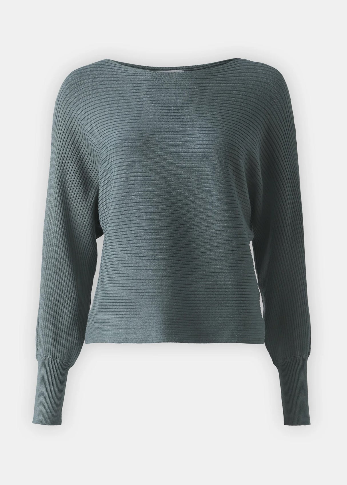 Women's Ribbed Cropped Sweater,Dark Green