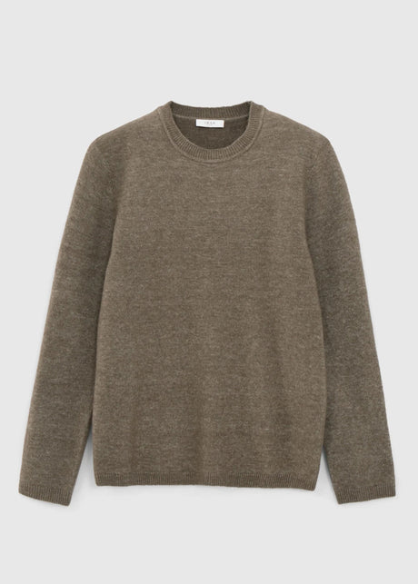 Men's Plain Sweater,Brown