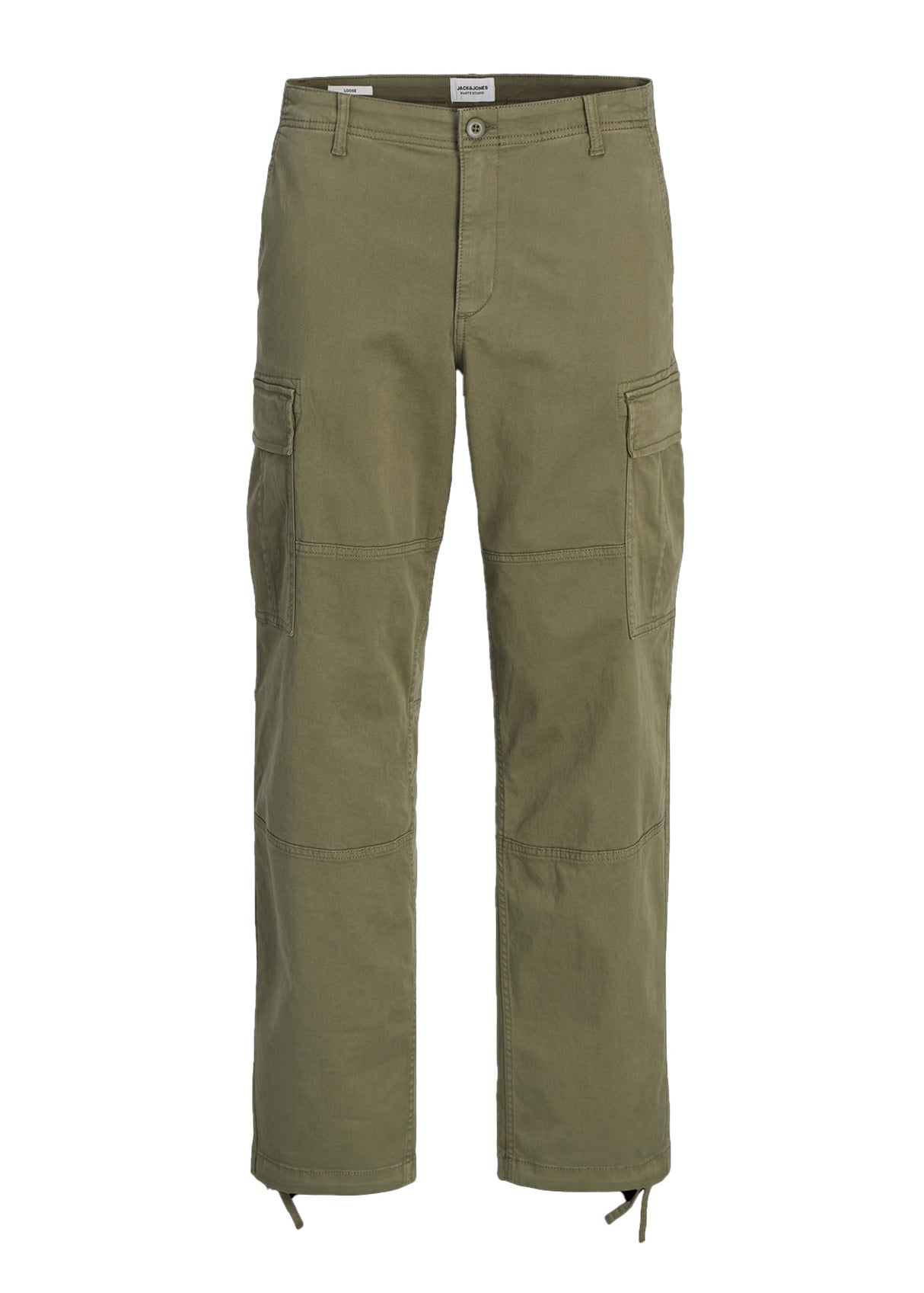 Men's Plain Cargo Pants,Olive