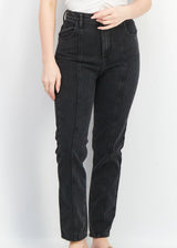 Women's Plain Jeans,Black