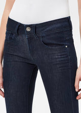 Women's Plain Skinny Jeans,Navy