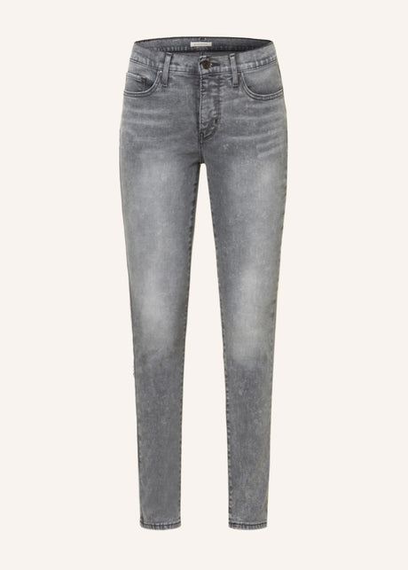 Women's Washed Jeans,Grey