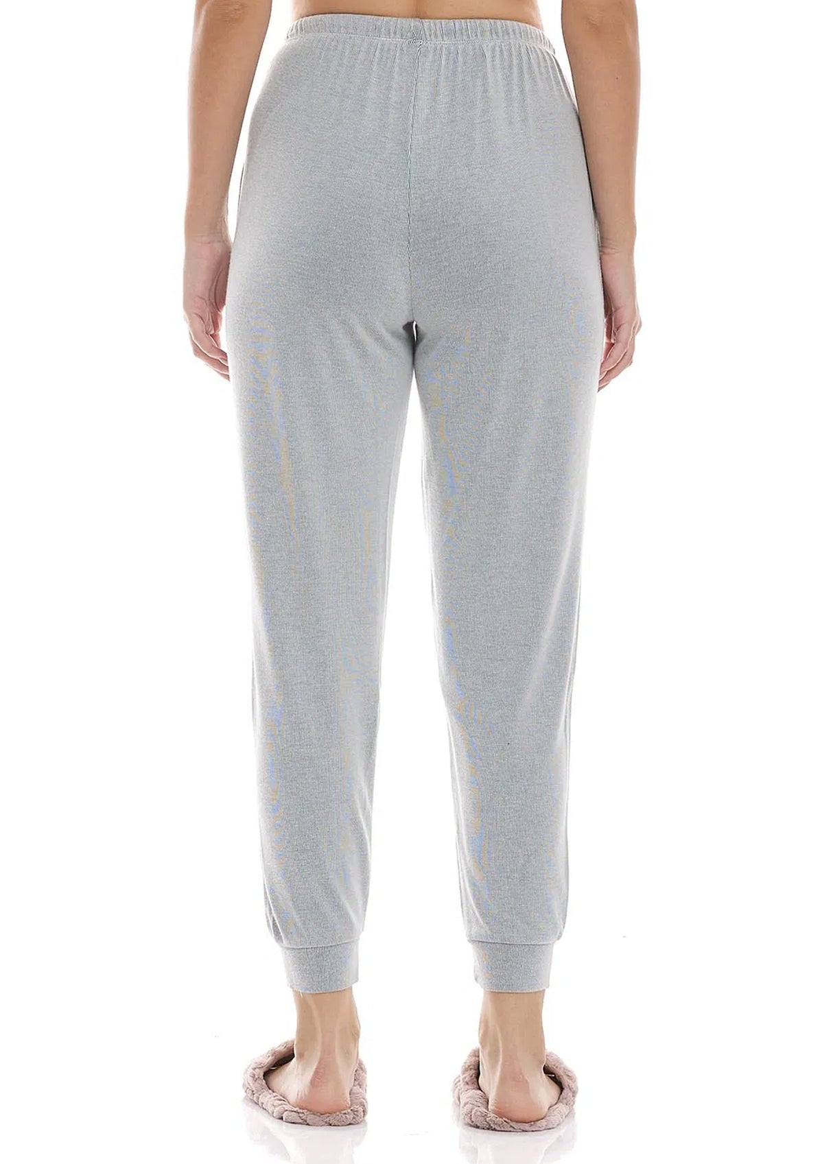 Women's Plain Sleepwear Pants,Grey