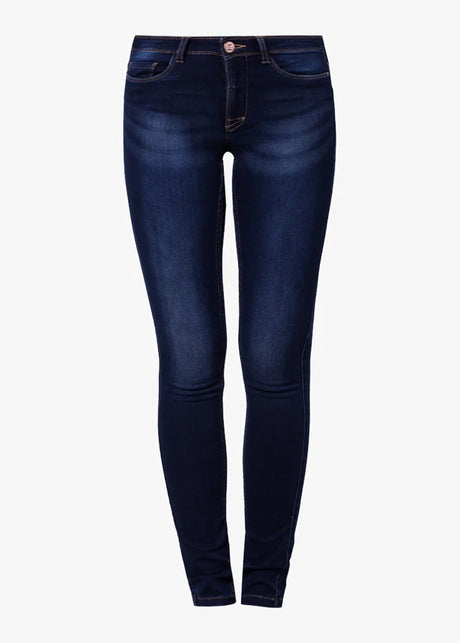 Women's Plain Skinny Jeans,Blue