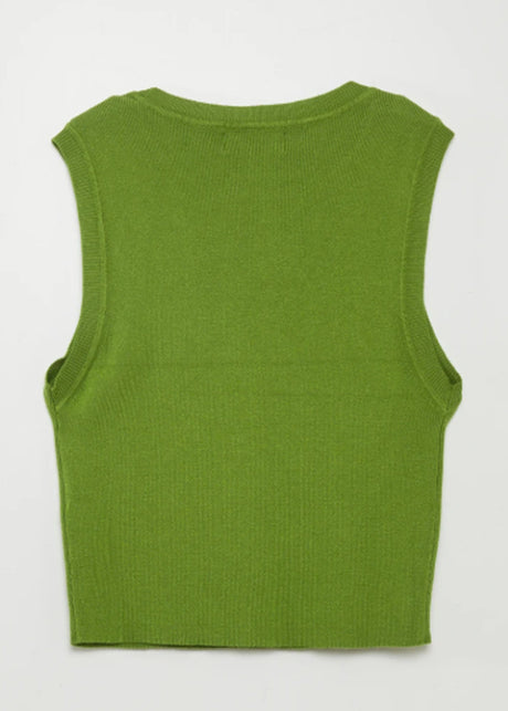 Women's Cropped Knit Sweater,Green