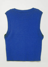 Women's Cropped Knit Sweater,Blue