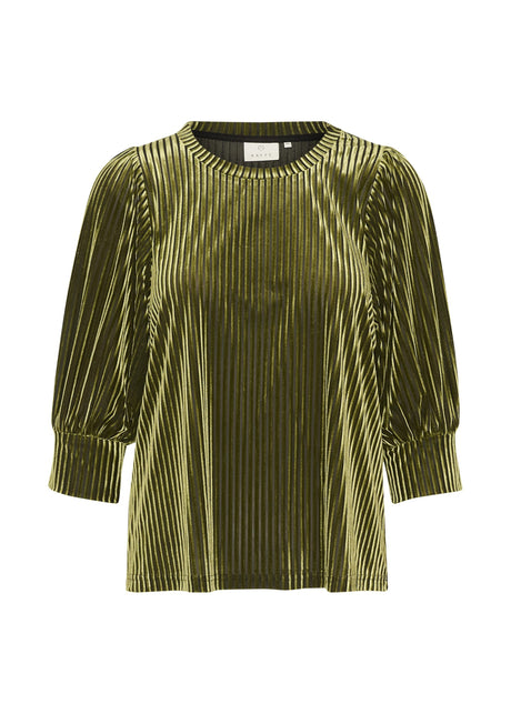 Women's Striped Blouse,Gold/Black